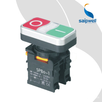 Saip/Saipwell Double Posición Implaz del botón Presamento Interruptor